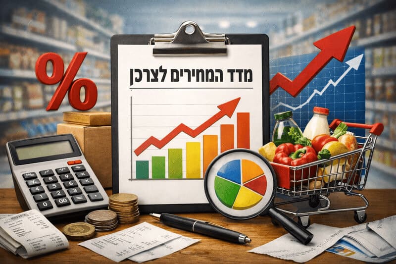 מדד המחירים לצרכן בפברואר 2026