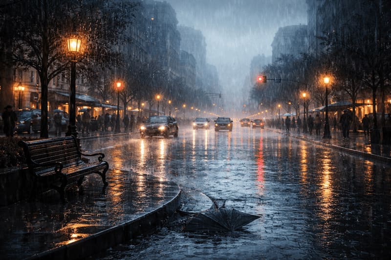 מזג אוויר חורפי בשבוע הבא